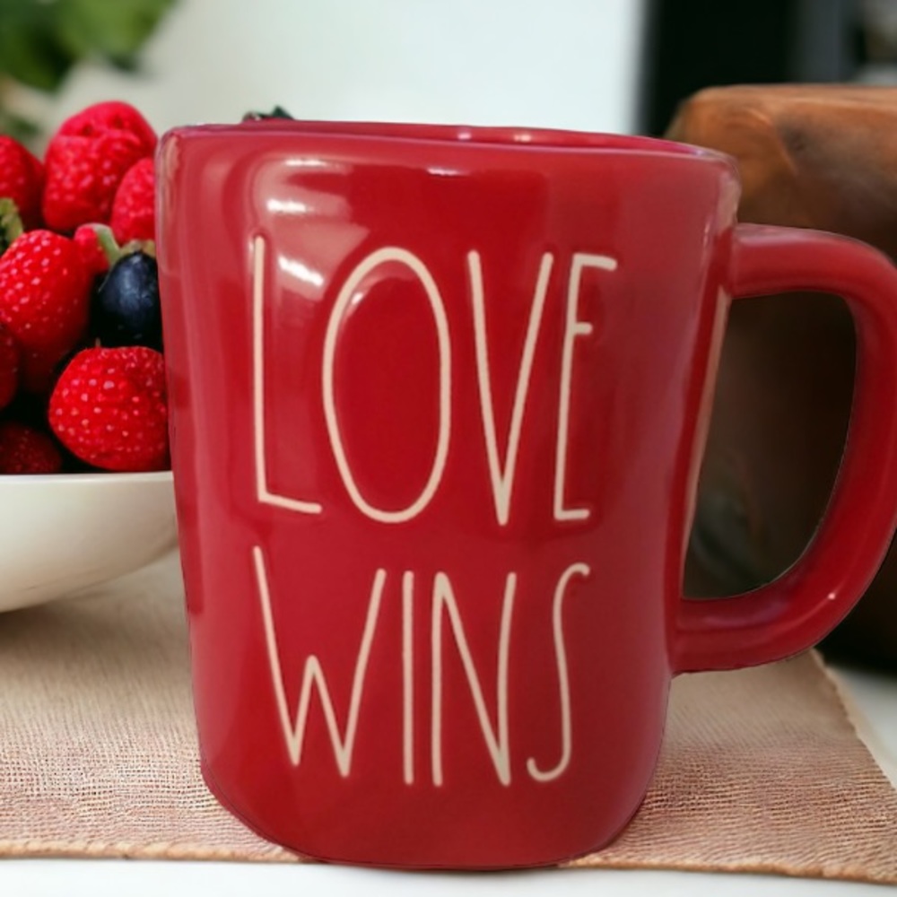 Love Wins Rae Dunn mug NWT